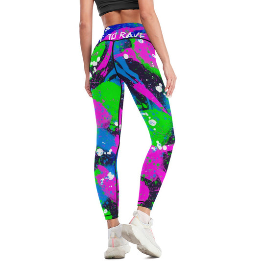 Saved by The Rave Yoga Pants - Garden Of EDM