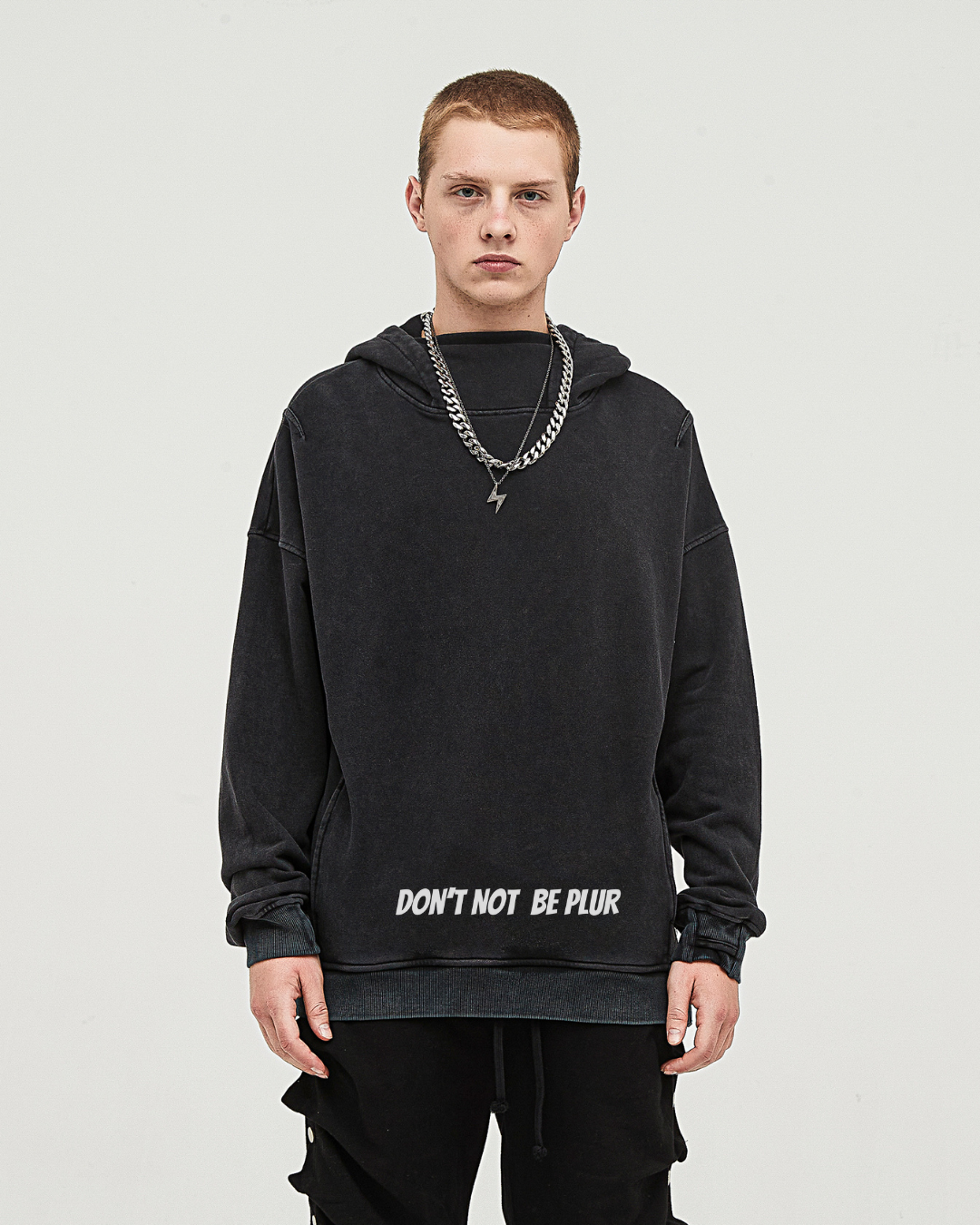 Don't Not Be PLUR Relaxed Fit Hoodie - Garden Of EDM