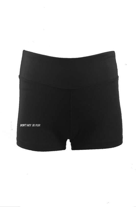 Don't Not Be PLUR x Fit To Rave Embroidered Shorts