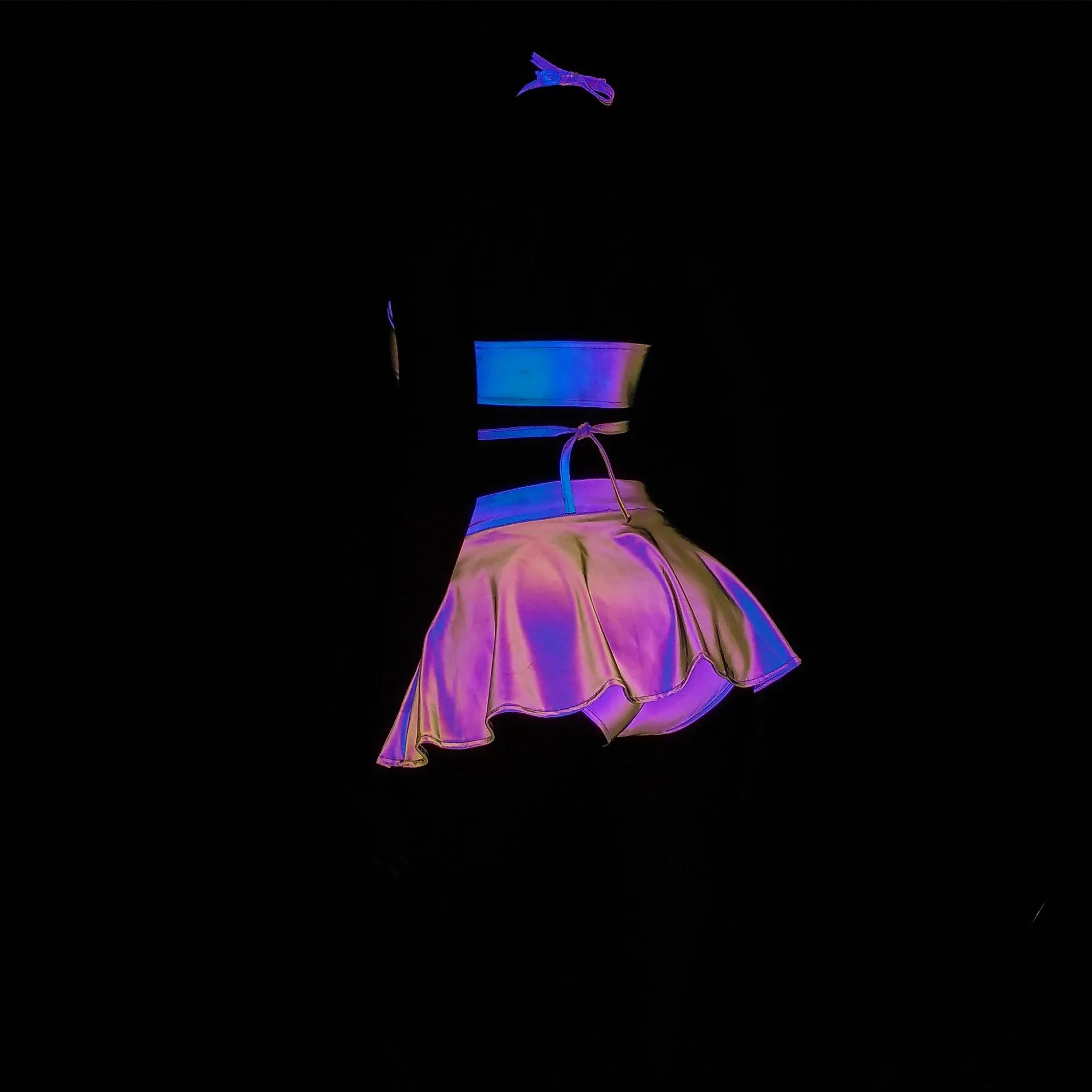 Reflective Skirt Set Garden Of EDM
