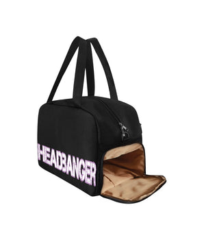 HeadBanger BlK Duffle Travel Bag with shoe compartment - Garden Of EDM