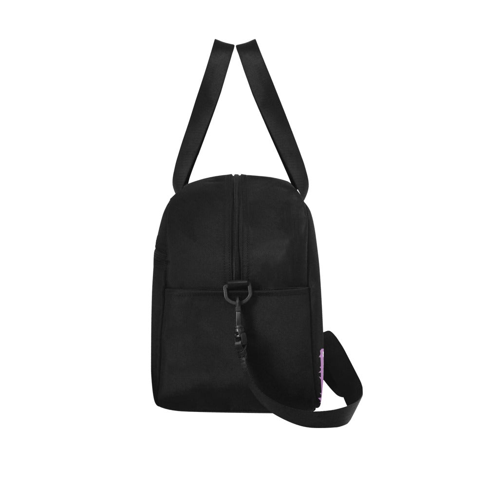 HeadBanger BlK Travel Bag with shoe compartment (Black) - Garden Of EDM